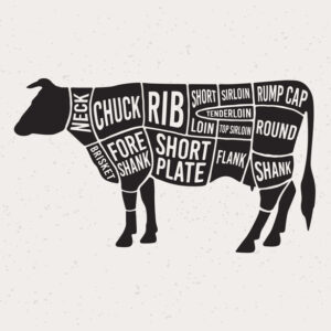 beef cuts diagram